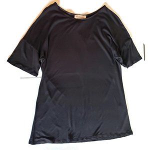 Philosophy Black Short Sleeve Viscose Top M NWT
